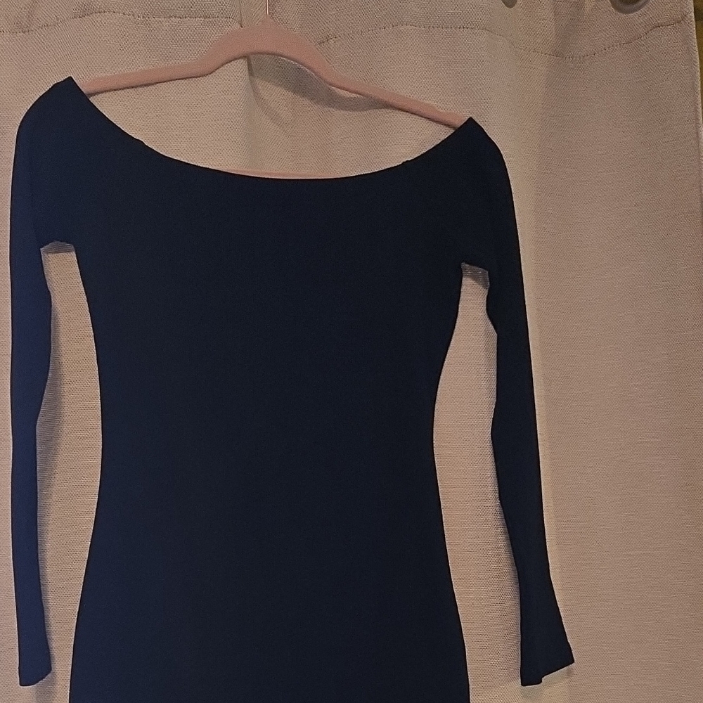 Elegant Black Long Sleeve Dress
